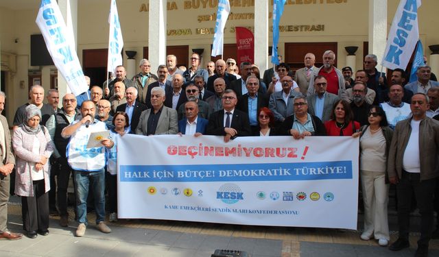 KESK: Bu Bütçe Halkı Değil Sermayeyi Koruyor, 22 Kasım’da Adana'da Alanlardayız, Haydi Mitinge