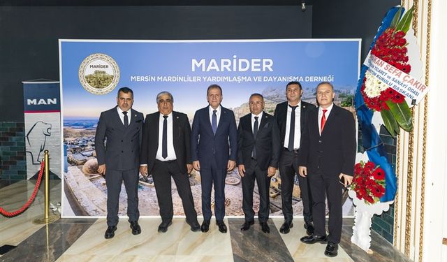 BAŞKAN SEÇER, MERSİN MARDİNLİLER DERNEĞİ İLE BİR ARAYA GELDİ