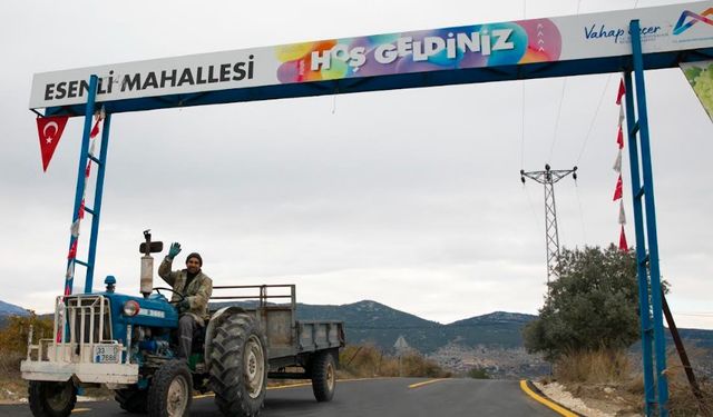BÜYÜKŞEHİR BELEDİYESİ, ESENLİ-HEBİLLİ BAĞLANTI YOLUNDA ÇALIŞMALARINI TAMAMLADI