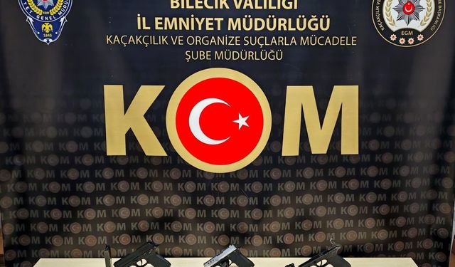 BİLECİK’TE KAÇAK SİLAH OPERASYONU