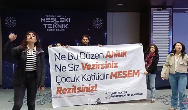 MESEM’deki iş cinayetlerini protesto eden öğretmenlere ters kelepçeli gözaltı