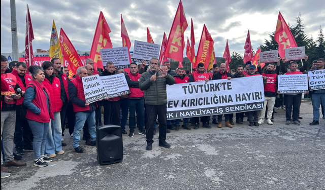 Nakliyat-İş’ten TÜVTÜRK’te Grev: “Bir İşçi Ayda 3 Gün Kendine, 27 Gün Patronuna Çalışıyor”