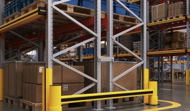 Esnek Bariyer Raf Ayak Koruma ve Raf Koruma Bariyeri