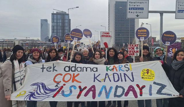 Kadınlar “Büyük Kadın Mitingi” için Ankara Tandoğan’da buluştu: “Eşit, özgür ve güvenceli yaşamak istiyoruz!”