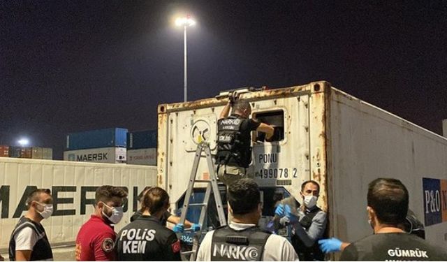 Mersin Limanı’nda 298 Kilo Kokain Ele Geçirildi