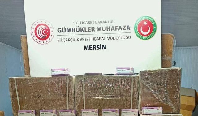 Mersin Limanı’nda Büyük Operasyon: 280 Bin Sentetik Hap Ele Geçirildi