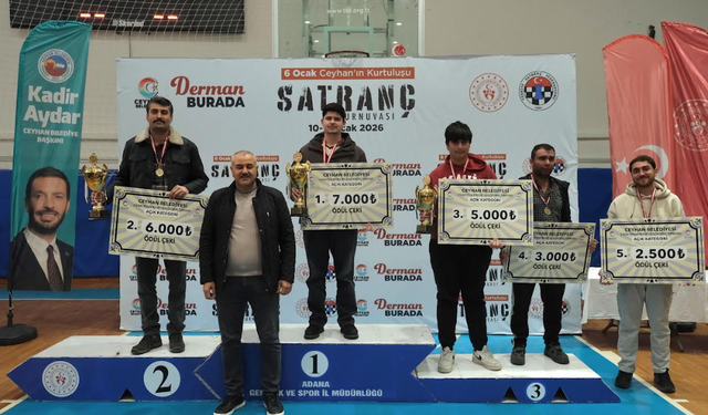 6 Ocak Ceyhan’ın Kurtuluşu Satranç Turnuvası Büyük İlgi Gördü