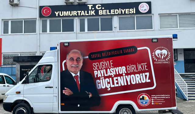 Yumurtalık’ta çürümeye terk edilen kamyonet sosyal hizmet aracı oldu