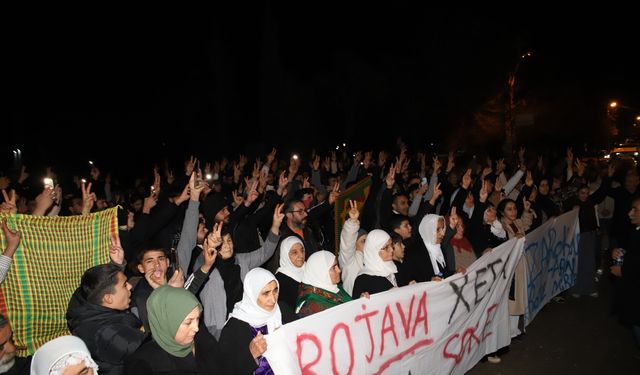 Eşrefiyê ve Şêxmeqsûd saldırılarına karşı Adana’da protesto yürüyüşü
