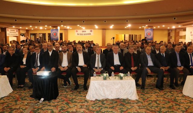 TES-İŞ Sendikası Adana Şube Başkanı Mehmet Çetin, güven tazeleyerek yeniden Başkan seçildi