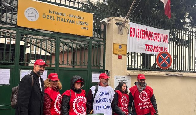 Özel İtalyan Lisesi’nde Tarihi Gün: Eğitim Emekçileri Onur Grevinde!