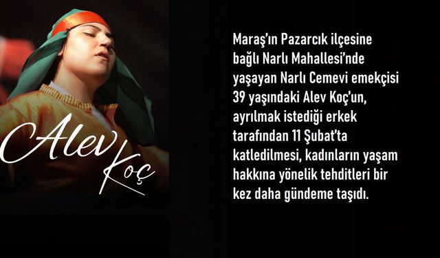 Maraş’ta Alev Koç'un Katledilmesi Meclis Gündeminde