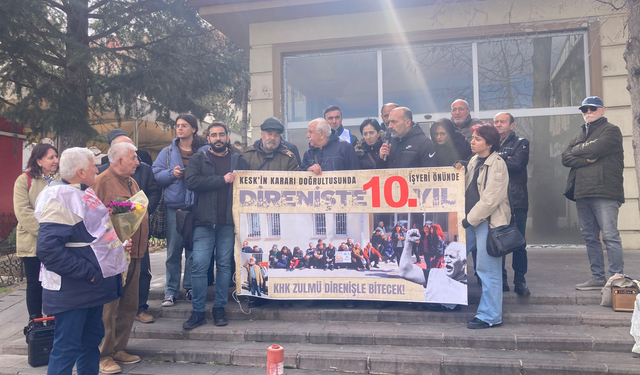 SES üyesi Mahmut Konuk’un KHK ile ihraç edilmesinin ardından başlattığı direniş 10. yılına girdi