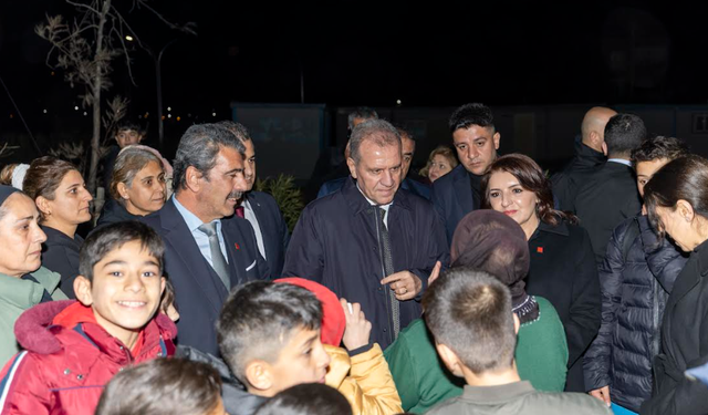 BAŞKAN SEÇER VE ÖZGÜR ÖZEL, 6 ŞUBAT’IN 3. YIL DÖNÜMÜNDE ADIYAMAN’DA