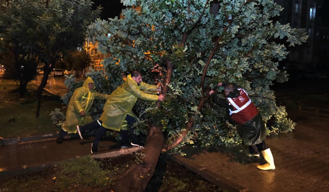 Ceyhan Belediyesi 40 Araç, 200 Personelle Sağanak Yağışa Karşı Seferber Oldu