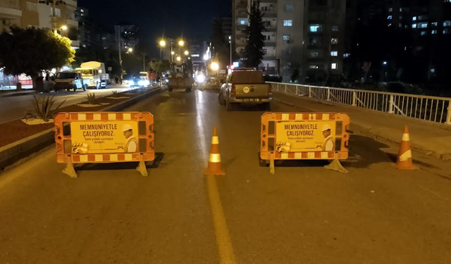 BÜYÜKŞEHİR’DEN GECE MESAİSİ