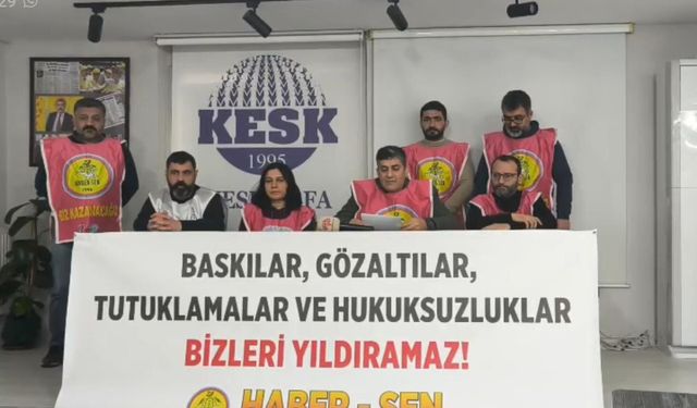 HABER-SEN’den Tutuklamaya Tepki: “İbrahim Halil Doğan Derhal Serbest Bırakılmalı”