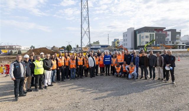 BAŞKAN SEÇER, HAL KATLI KAVŞAĞI İNŞAATINDA İNCELEMELERDE BULUNDU