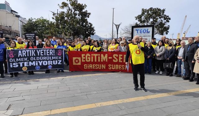 Eğitim Sen Giresun’dan Tepki: “Okullarda Şiddete Artık Yeter”