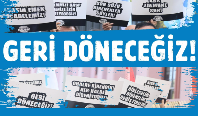 KHK’li Emekçilerden İade ve Hukuk Çağrısı: “Bu Sorun Çözülmeden Toplumsal Barış Sağlanamaz”