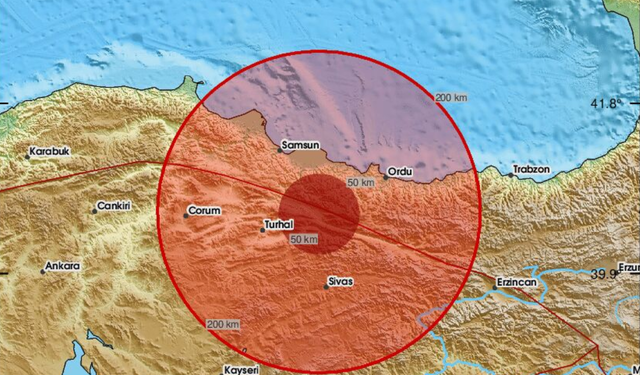 Saat 03.35’te Niksar ilçesinde 5.5 büyüklüğünde Deprem. İlçede Tüm Okullar Bir Gün Tatil