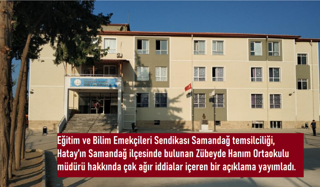 Samandağ Eğitim Sen: Okul Müdürü Cenazesi Olan Öğretmene Rapor Al Dedi, Ardından Soruşturma Açtı