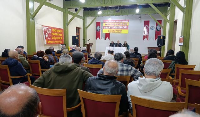 EMEP Genel Başkanı Aslan: "Gerçek beka sorunu tencerede aş kaynamamasıdır"