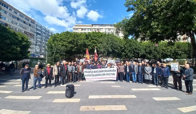 "Halepçe Katliamı’nı, Gazi Katliamı’nı ve Beyazıt Katliamı’nı unutmamak ve unutturmamak için toplandık"