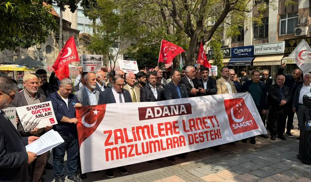 “Zalimlere Lanet, Mazlumlara Destek” Çağrısı: Adana’da Gazze ve Kudüs İçin Ses Yükseldi