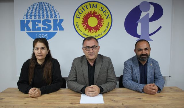 Eğitim Sen Adana’dan sert tepki: “İş bırakan öğretmenlere soruşturma derhal iptal edilmeli”