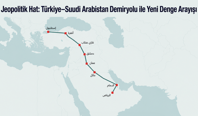 Orta Doğu’dan Avrupa’ya Yeni Hat: Türkiye–Suudi Arabistan Demiryolu Girişimi Hızlanıyor