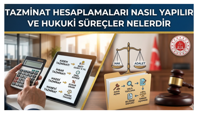 Tazminat Hesaplamaları Nasıl Yapılır ve Hukuki Süreçler Nelerdir?