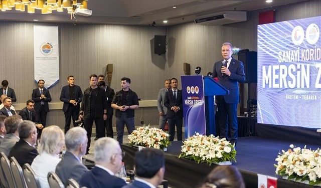 BAŞKAN SEÇER, ‘SANAYİ KORİDORUNDA MERSİN ZİRVESİ’NDE İŞ DÜNYASIYLA BİR ARAYA GELDİ