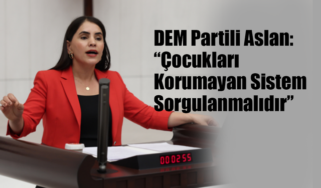 DEM Partili Aslan: “Çocukları Korumayan Sistem Sorgulanmalıdır”