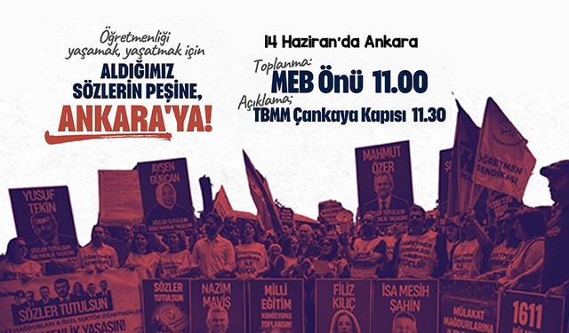 Özel Sektör Öğretmenleri Sendikası’ndan Ankara’ya Yürüyüş: “Güvencesizliği Durduracağız”
