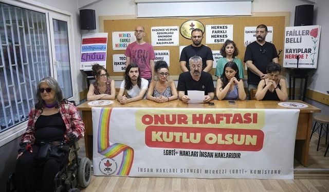 İHD: "Onur Haftası Eşitlik, Özgürlük ve İnsan Hakları Mücadelesinin Simgesidir"