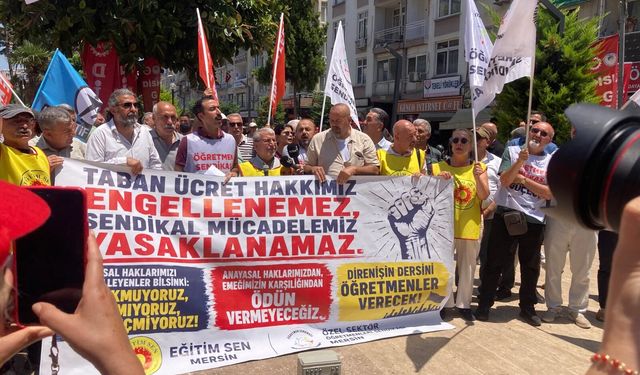 Mersin’de Öğretmenlerden Ortak Tepki: “Hak Arama Mücadelemiz Gözaltılarla Engellenemez”
