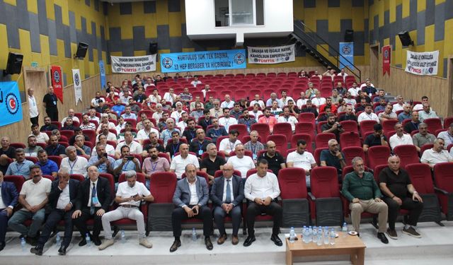 TÜMTİS Adana'da Genel Kurulunu Gerçekleştirdi: "Çözüm Örgütlü Mücadelede, Hedef Daha Güçlü Sendikalaşma"