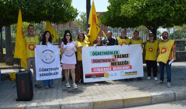 Eğitim Sen Adana Şube ve Özel Sektör Öğretmenleri’nden Ortak Açıklama: “Eğitim Hakkı Tasarruf Konusu Olamaz”