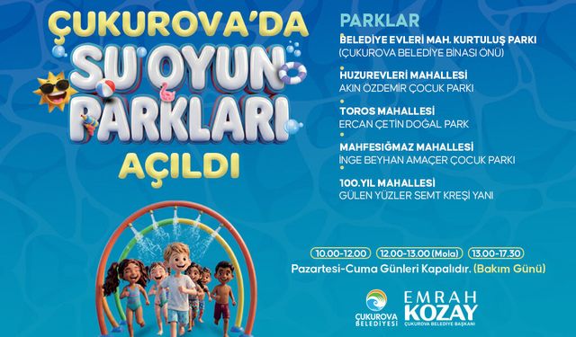 Çukurova Belediyesi Su Oyun Parkı