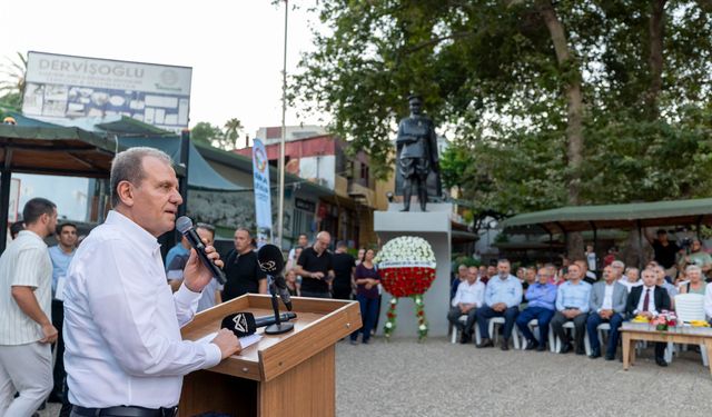 Vahap Seçer, 18. Uluslararası Kültür ve Muz Festivali’nin açılış programına katıldı