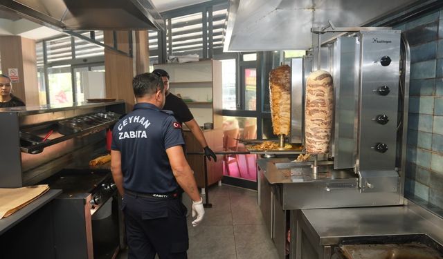Ceyhan Belediyesi’nden Döner Satışı Yapan İşletmelere Sıkı Denetim