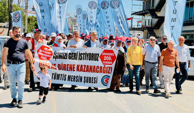 Mersin Liman İşçileri: "210 Gündür Ekmeğimiz ve Onurumuz İçin Direniyoruz"