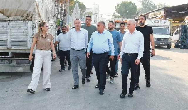 Başkan Vekili Güngör Geçer'den Hal Esnafına Ziyaret