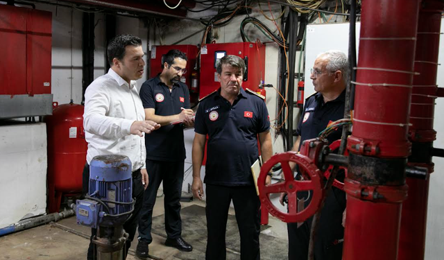 MERSİN BÜYÜKŞEHİR İTFAYESİ TURİZM TESİSLERİNİ DENETLİYOR