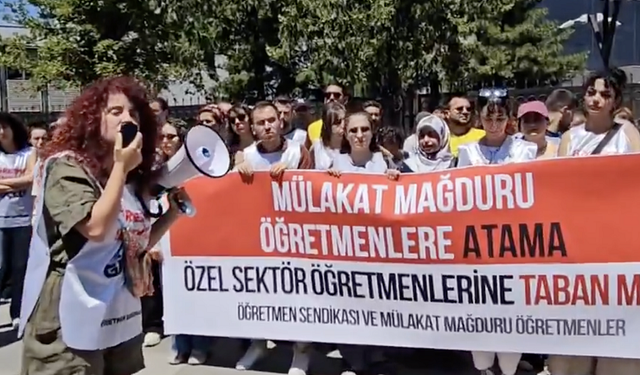 MEB'e yürümek isteyen 44 öğretmen gözaltına alındı