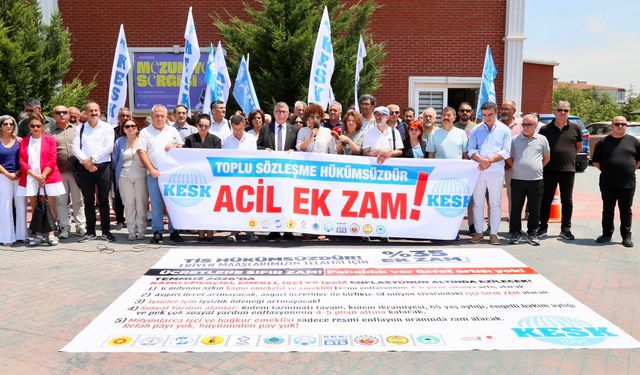 KESK'ten "TÜİK rakamları gerçeği gizliyor" çıkışı: "Yüzde 35 ek zam hakkımızdır"