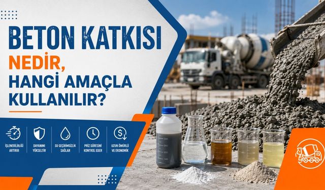 Beton Katkısı Nedir, Hangi Amaçla Kullanılır?
