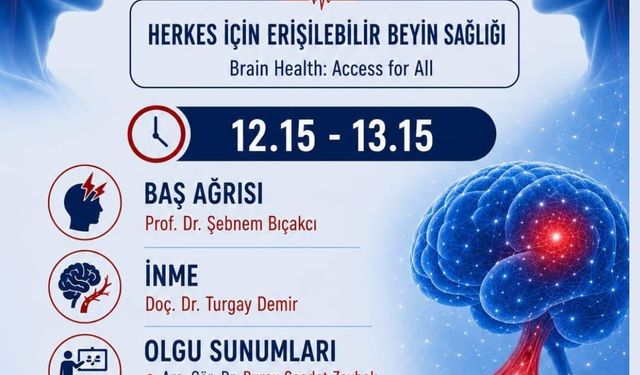 Çukurova Üniversitesi Dünya Beyin Günü'nde “Herkes İçin Erişilebilir Beyin Sağlığı” Etkinliği Düzenliyor