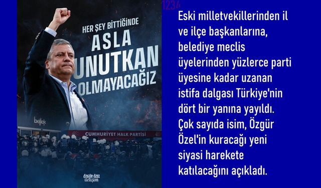 CHP'de İstifa Dalgası Ülke Geneline Yayıldı